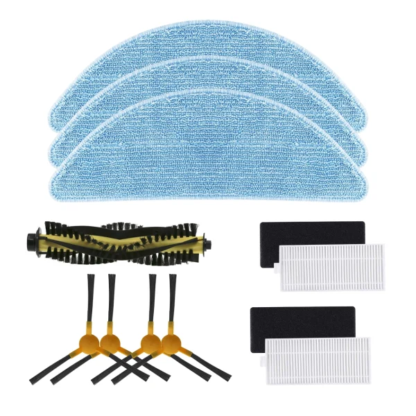 Neatsvor-robotdammsugare-Borstesett-med-filter-og-moppduk-til